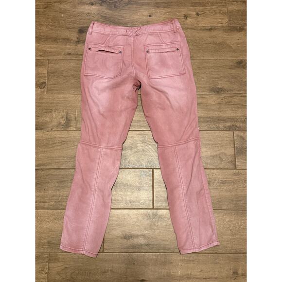 Free People Ladies Size 28 Red Wine Utility Pants - Picture 1 of 5